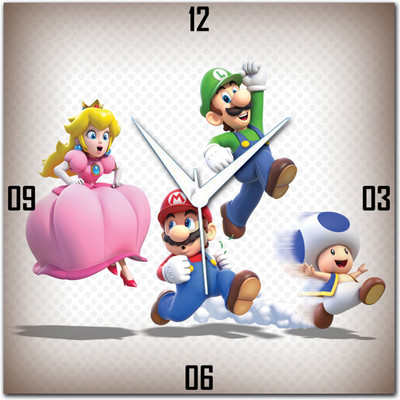 72% OFF on Amore Super Mario2 Analog Wall Clock White