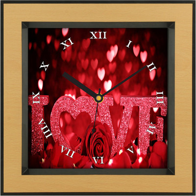 31% OFF on Shopping Monster Designer Love You Analog Wall Clock Brown 31% OFF on Shopping Monster Designer Love You Analog Wall Clock Brown