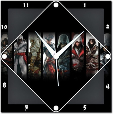 72% OFF on Amore Assassins Creed 107438 Analog Wall Clock Black
