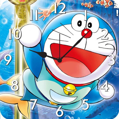 50% OFF on FurnishFantasy Doraemon Analog Wall Clock Multicolor