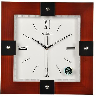Wood Craft WS-1150_WW Analog Wall Clock Maroon