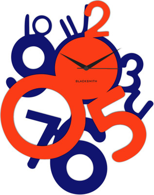 25% OFF on Blacksmith Dark Blue & Orange Overlapped Numbers Analog Wall Clock Dark Blue 25% OFF on Blacksmith Dark Blue & Orange Overlapped Numbers Analog Wall Clock Dark Blue