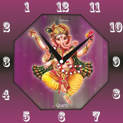 55% OFF on Lycans Anti 0050 Analog Wall Clock Purple