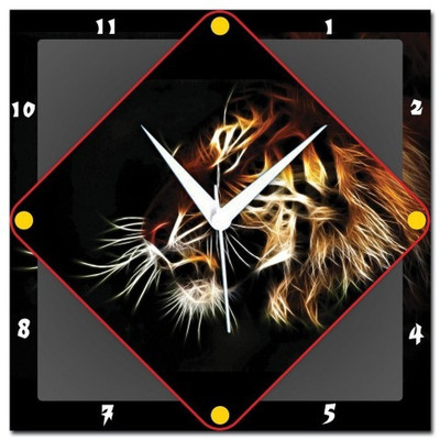 70% OFF on WebPlaza Tiger Face Analog Wall Clock Multicolor 70% OFF on WebPlaza Tiger Face Analog Wall Clock Multicolor