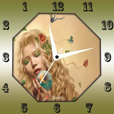 55% OFF on Lycans Anti 0004 Analog Wall Clock Brown, Green 55% OFF on Lycans Anti 0004 Analog Wall Clock Brown, Green