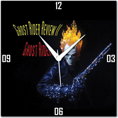 70% OFF on WebPlaza Ghost Rider Analog Wall Clock Multicolor