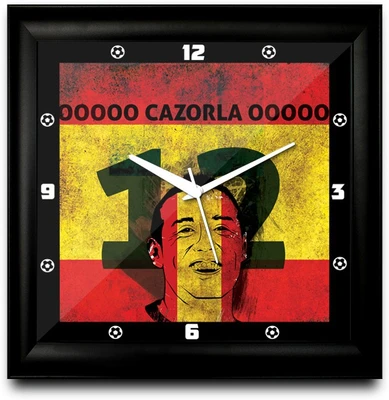 73% OFF on ShopMantra Santi Cazorla Spain Football Square Analog Wall Clock Black