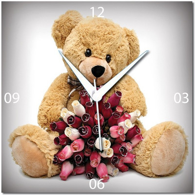 70% OFF on WebPlaza Valentine Teddy With Love Flowers Analog Wall Clock Multicolor 70% OFF on WebPlaza Valentine Teddy With Love Flowers Analog Wall Clock Multicolor