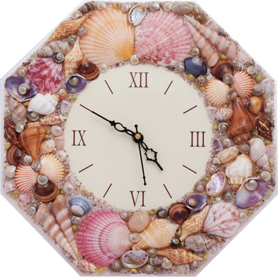 34% OFF on Super Drool Glazed Natural Sea Shell Analog Wall Clock Multicolor 34% OFF on Super Drool Glazed Natural Sea Shell Analog Wall Clock Multicolor