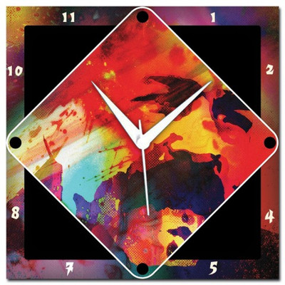 72% OFF on Amore Rainbow Abstract Face Analog Wall Clock Multicolor 72% OFF on Amore Rainbow Abstract Face Analog Wall Clock Multicolor