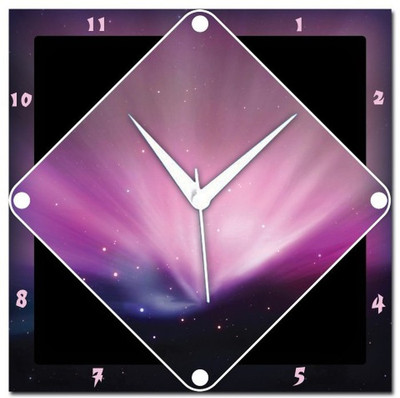 70% OFF on WebPlaza Space Abstract Analog Wall Clock Multicolor