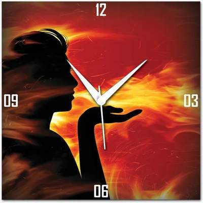 72% OFF on Amore Fire Analog Wall Clock Multicolor 72% OFF on Amore Fire Analog Wall Clock Multicolor