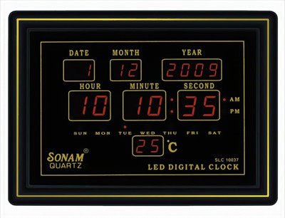36% OFF on Sonam SLC 10037 Digital Wall Clock Black 36% OFF on Sonam SLC 10037 Digital Wall Clock Black