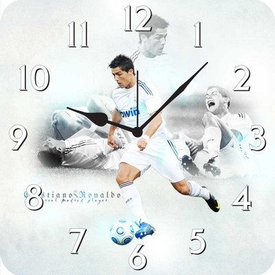 50% OFF on FurnishFantasy Cristiano Ronaldo Analog Wall Clock Multicolor