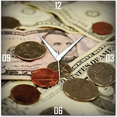 72% OFF on Amore Change Money Analog Wall Clock Multicolor