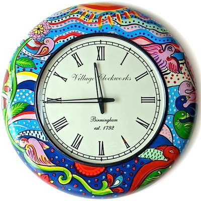 52% OFF on purpledip purpledip Analog Wall Clock multicolor 52% OFF on purpledip purpledip Analog Wall Clock multicolor