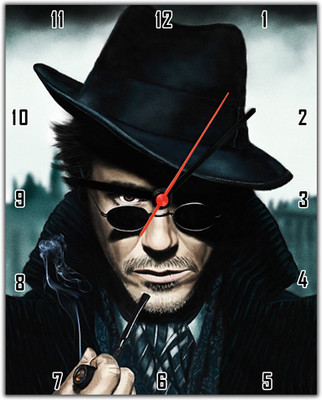 50% OFF on Lovely Collection Sherlock Holmes Analog Wall Clock Multicolor