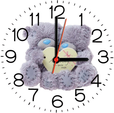 28% OFF on Ellicon 214 Happy Anniversary To A A Sweet Couple Analog Wall Clock White