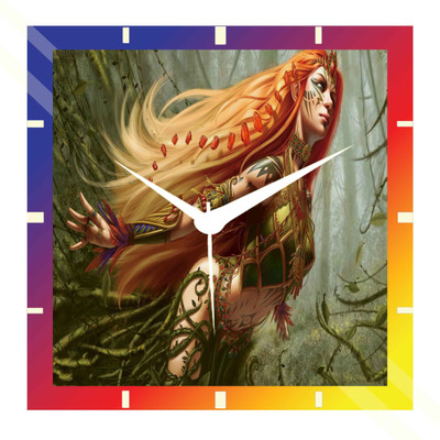 50% OFF on Moneysaver Art Background Analog Wall Clock Multicolor 50% OFF on Moneysaver Art Background Analog Wall Clock Multicolor