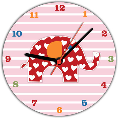 14% OFF on Lovely Collection Designer Multicoloured Elephant Kids Analog Wall Clock Multicolour 14% OFF on Lovely Collection Designer Multicoloured Elephant Kids Analog Wall Clock Multicolour