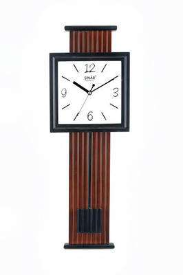 Sinar SQ-5267 Analog Wall Clock Black, Wooden Cola Sinar SQ-5267 Analog Wall Clock Black, Wooden Cola