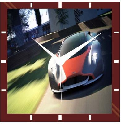 50% OFF on Moneysaver Aston Martin Analog Wall Clock Multicolor