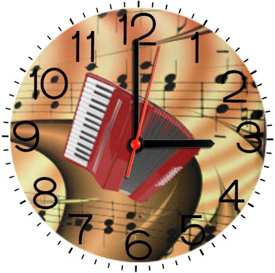 28% OFF on Ellicon 207 Red_accordion_abstract_design Analog Wall Clock White, Brown 28% OFF on Ellicon 207 Red_accordion_abstract_design Analog Wall Clock White, Brown
