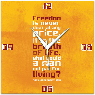 72% OFF on Amore Freedom Analog Wall Clock Multicolor 72% OFF on Amore Freedom Analog Wall Clock Multicolor