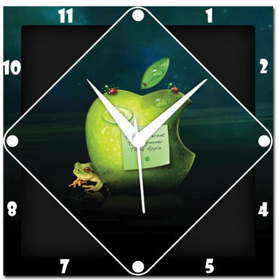 72% OFF on Amore Think Apple Analog Wall Clock Multicolor 72% OFF on Amore Think Apple Analog Wall Clock Multicolor