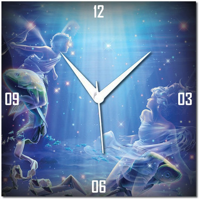 70% OFF on WebPlaza beautiful 20 Analog Wall Clock Multicolor