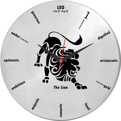 21% OFF on Ravenn Sun Sign - Leo Analog Wall Clock Steel 21% OFF on Ravenn Sun Sign - Leo Analog Wall Clock Steel