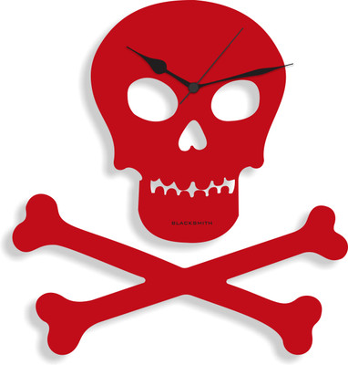 23% OFF on Blacksmith Red Skull Bone Analog Wall Clock Red 23% OFF on Blacksmith Red Skull Bone Analog Wall Clock Red