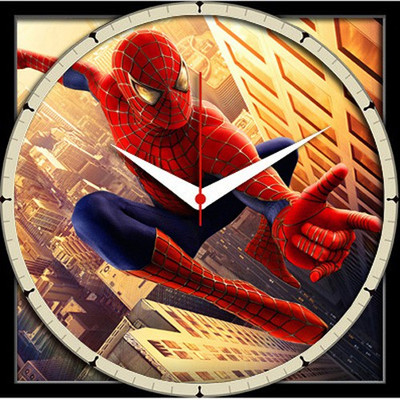 62% OFF on Shopmillions Flying Spider Man Analog Wall Clock Multicolor
