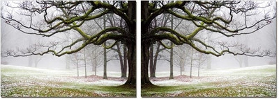 20% OFF on Fennel FLPS-11082AB Non Framed Painting Wall Clock As In Image