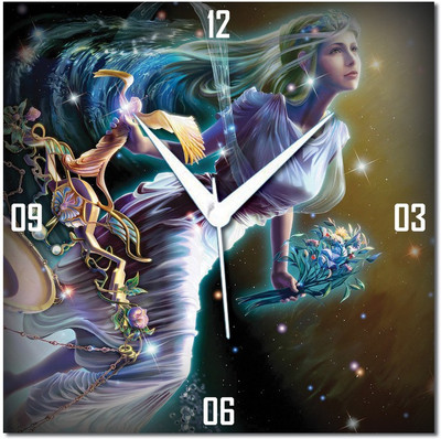 70% OFF on WebPlaza beautiful 343 Analog Wall Clock Multicolor