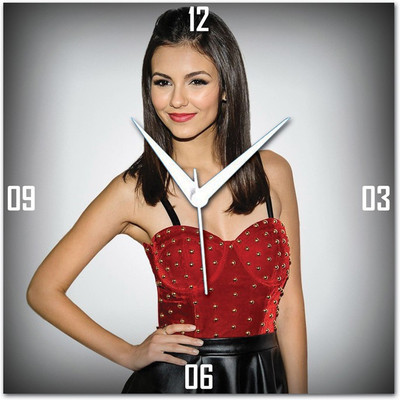 70% OFF on WebPlaza Victoria Justice 3 Analog Wall Clock Multicolor 70% OFF on WebPlaza Victoria Justice 3 Analog Wall Clock Multicolor