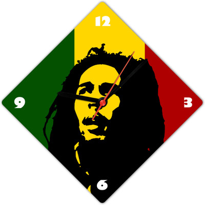 40% OFF on Lovely Collection Bob Marley Colorful Analog Wall Clock Multicolor