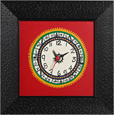50% OFF on Aapno Rajasthan Worli Painting In Wood Analog Wall Clock Black 50% OFF on Aapno Rajasthan Worli Painting In Wood Analog Wall Clock Black