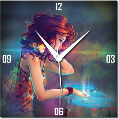 70% OFF on WebPlaza beautiful 202 Analog Wall Clock Multicolor