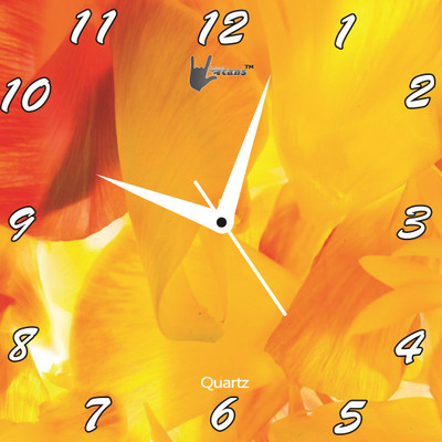 61% OFF on Lycans Abstract Analog Wall Clock Yellow 61% OFF on Lycans Abstract Analog Wall Clock Yellow