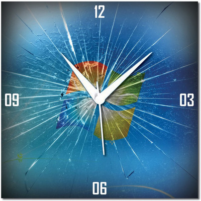 70% OFF on WebPlaza beautiful 42 Analog Wall Clock Multicolor