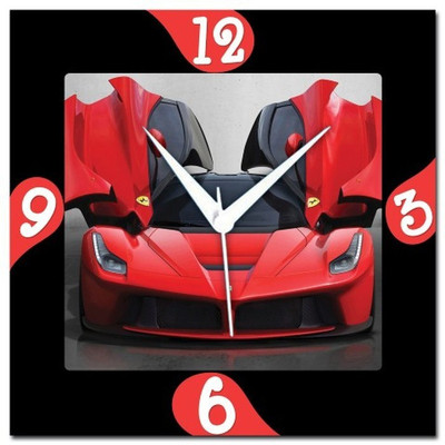 70% OFF on WebPlaza Red Car Analog Wall Clock Multicolor 70% OFF on WebPlaza Red Car Analog Wall Clock Multicolor