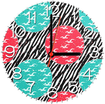 28% OFF on Ellicon 381 Circle Design Pattern Analog Wall Clock White 28% OFF on Ellicon 381 Circle Design Pattern Analog Wall Clock White