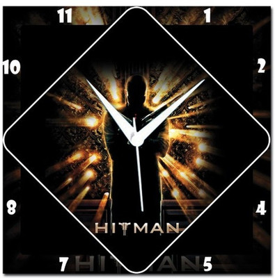 70% OFF on WebPlaza Hitman Analog Wall Clock Multicolor