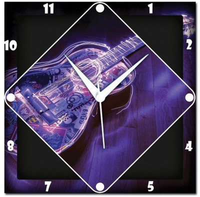 70% OFF on WebPlaza Abstract Guitar Analog Wall Clock Multicolor 70% OFF on WebPlaza Abstract Guitar Analog Wall Clock Multicolor