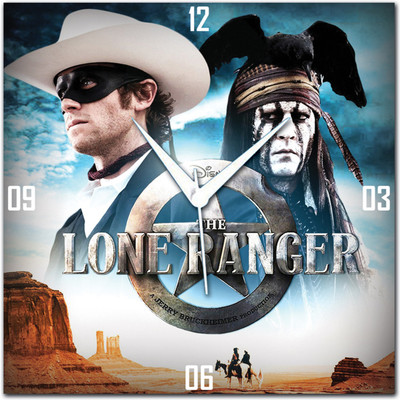 72% OFF on Amore Lone Ranger Analog Wall Clock Multicolor