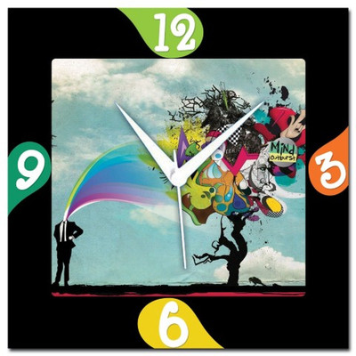 72% OFF on Amore Mind Burst Analog Wall Clock Multicolor 72% OFF on Amore Mind Burst Analog Wall Clock Multicolor