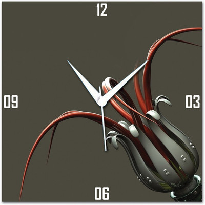 70% OFF on WebPlaza Abstract 9 Analog Wall Clock Multicolor