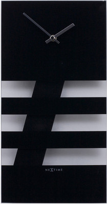 5% OFF on Nextime Bold Stripes Analog Wall Clock Black 5% OFF on Nextime Bold Stripes Analog Wall Clock Black