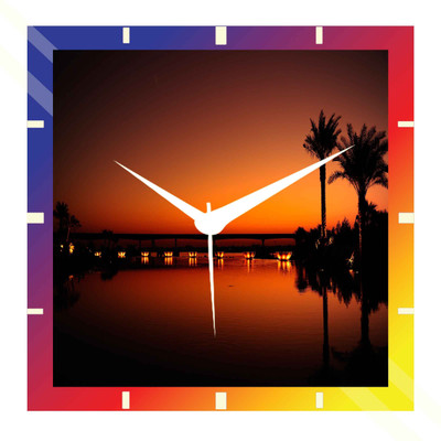 50% OFF on Moneysaver Beautiful Orange Sky At Night Analog Wall Clock Multicolor 50% OFF on Moneysaver Beautiful Orange Sky At Night Analog Wall Clock Multicolor